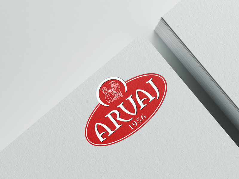 Oblikovanje logotipa za podjetje Arvaj
