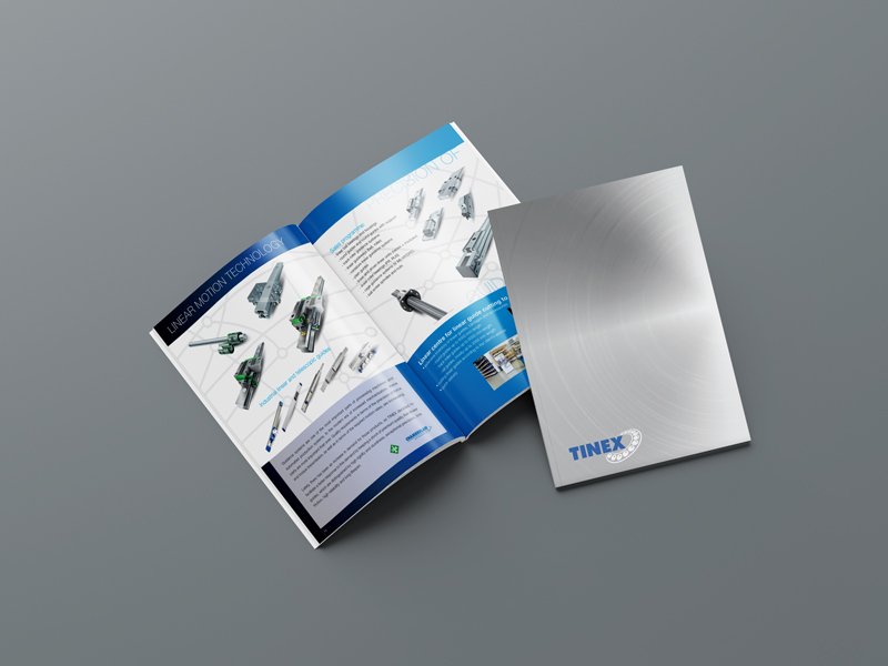 Oblikovanje in tisk katalogov za podjetje Tinex